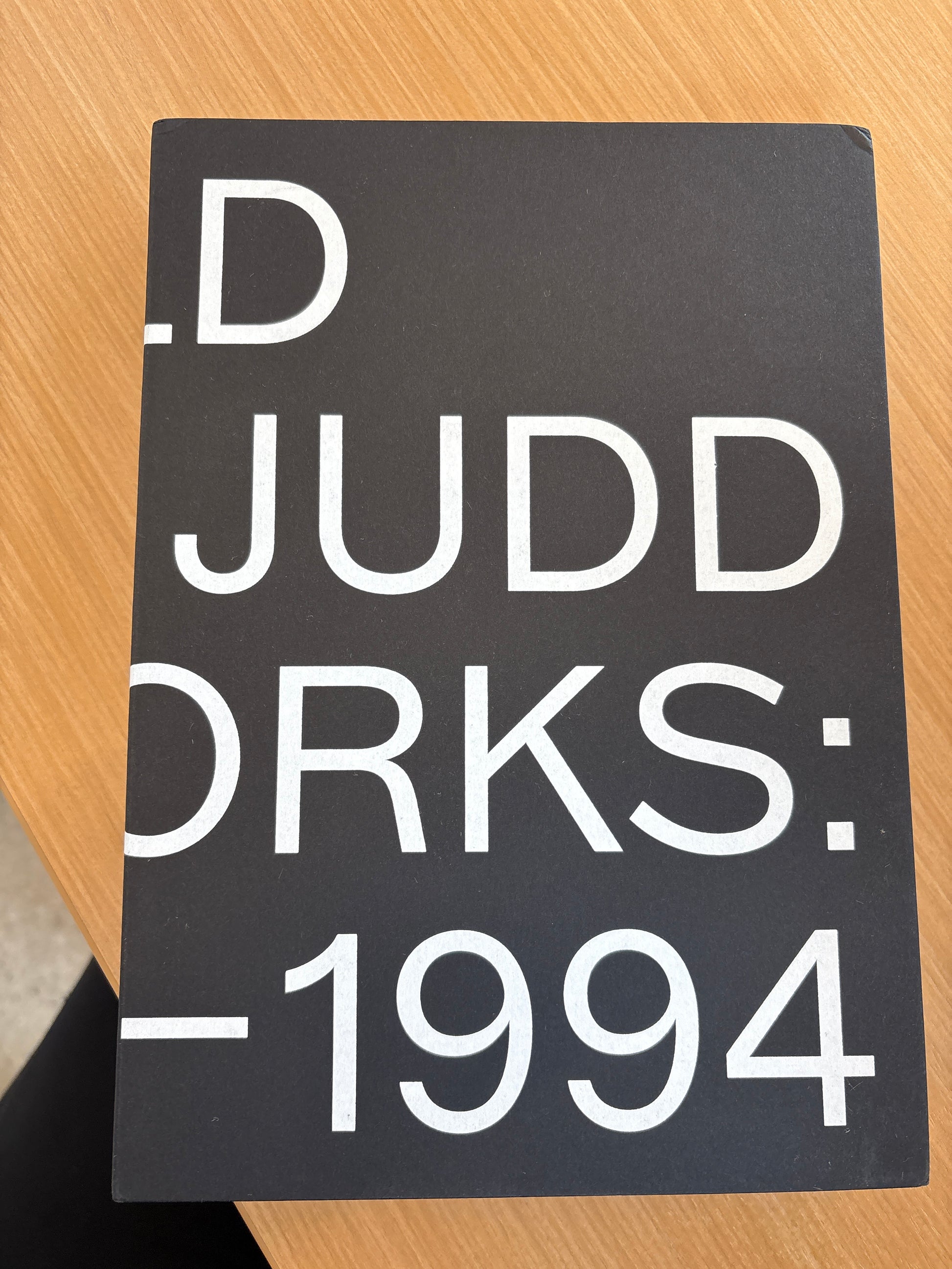 Donald Judd Artworks: 1970-1994
