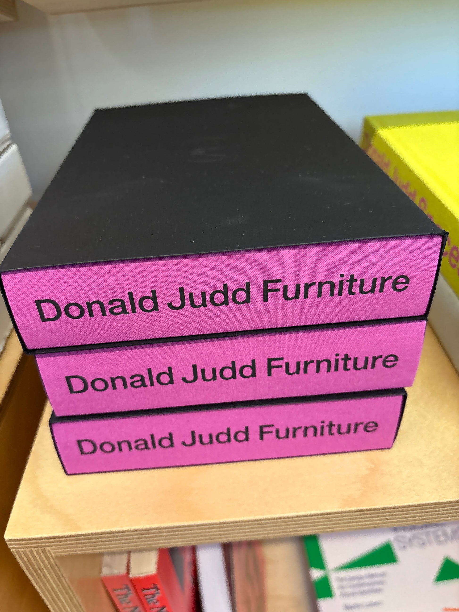 Donald Judd Furniture