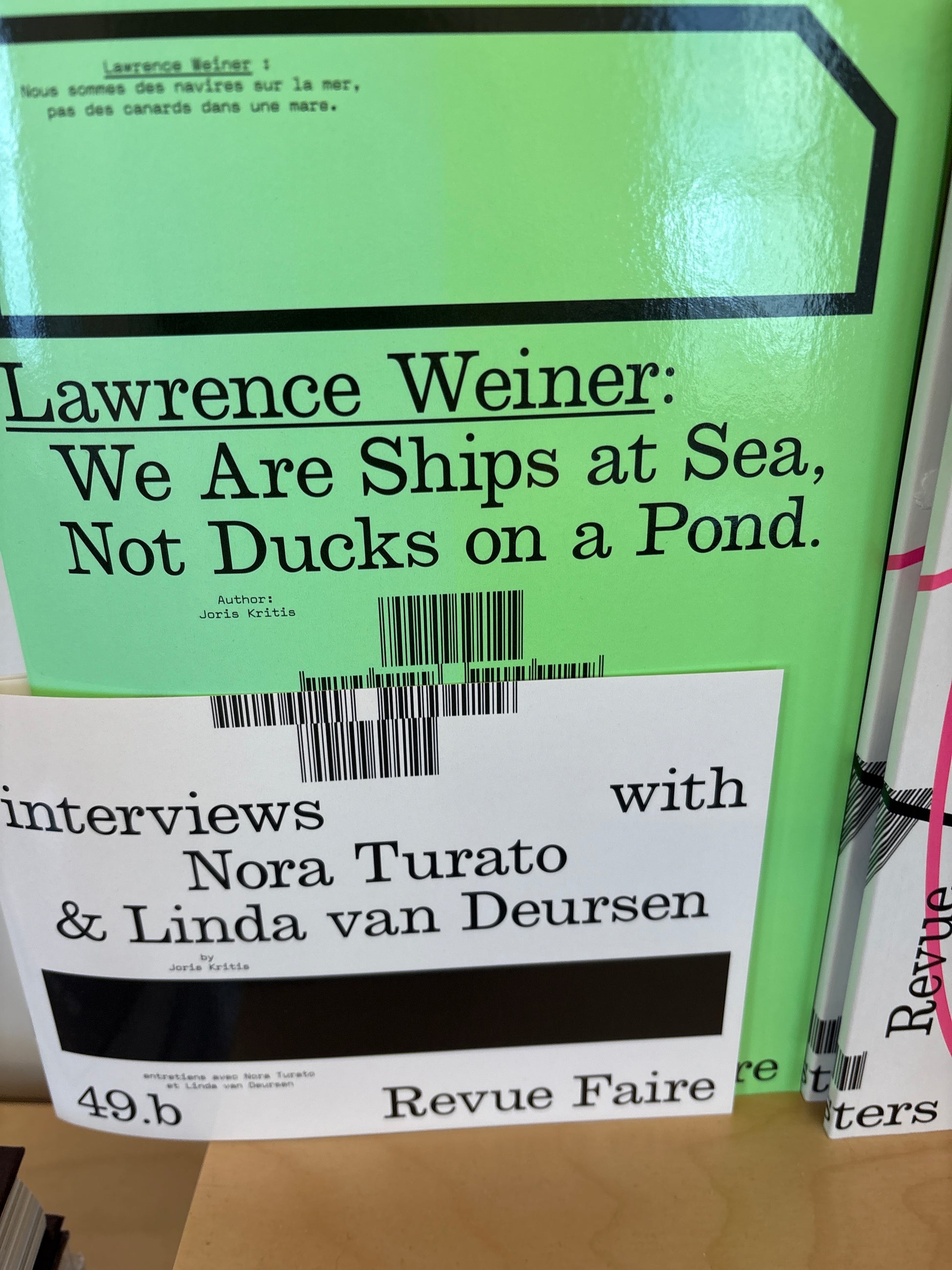 Revue Fair: Lawerence Weiner Issue #49