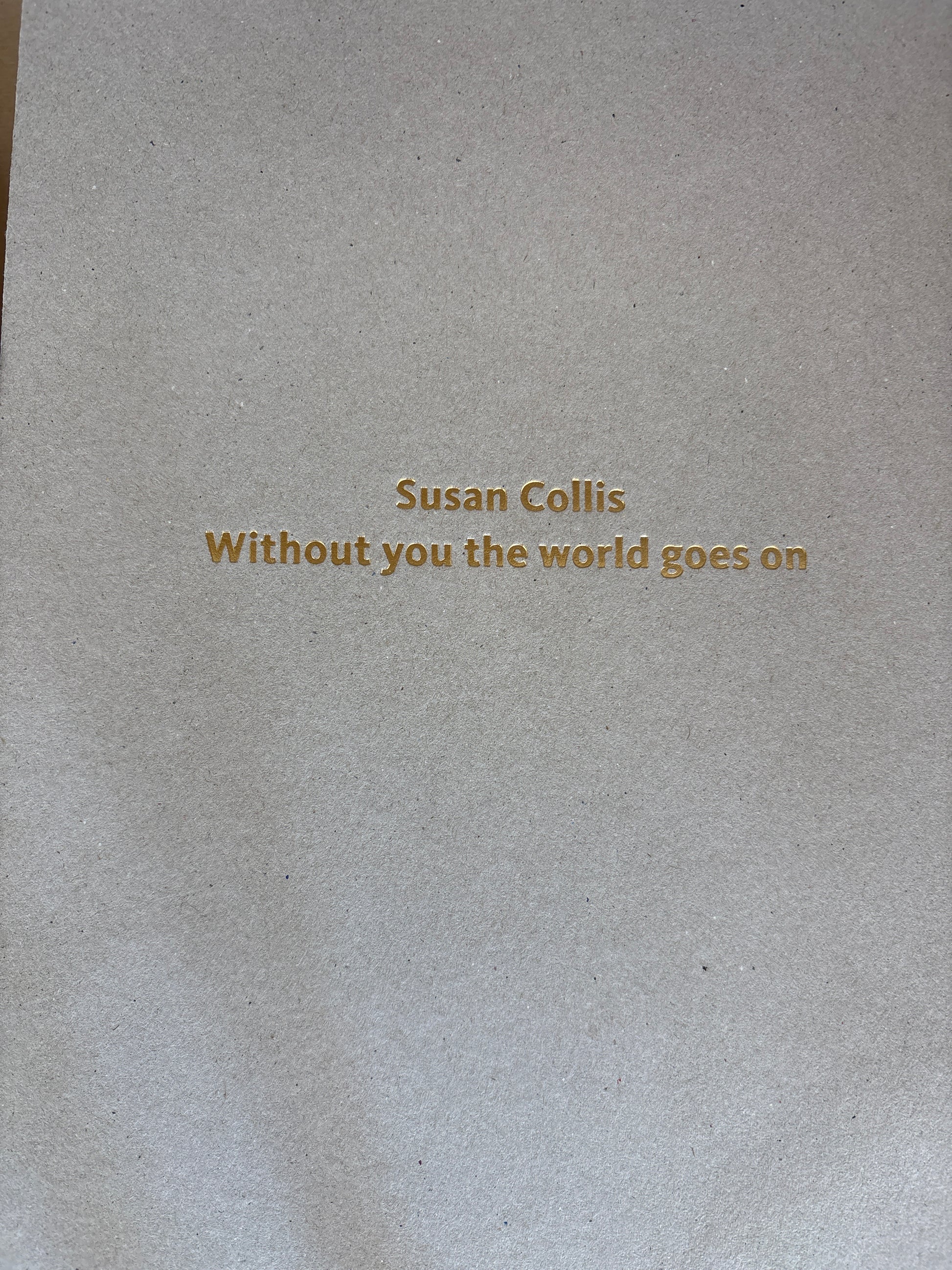 Susan Collis: Without You the World Goes On