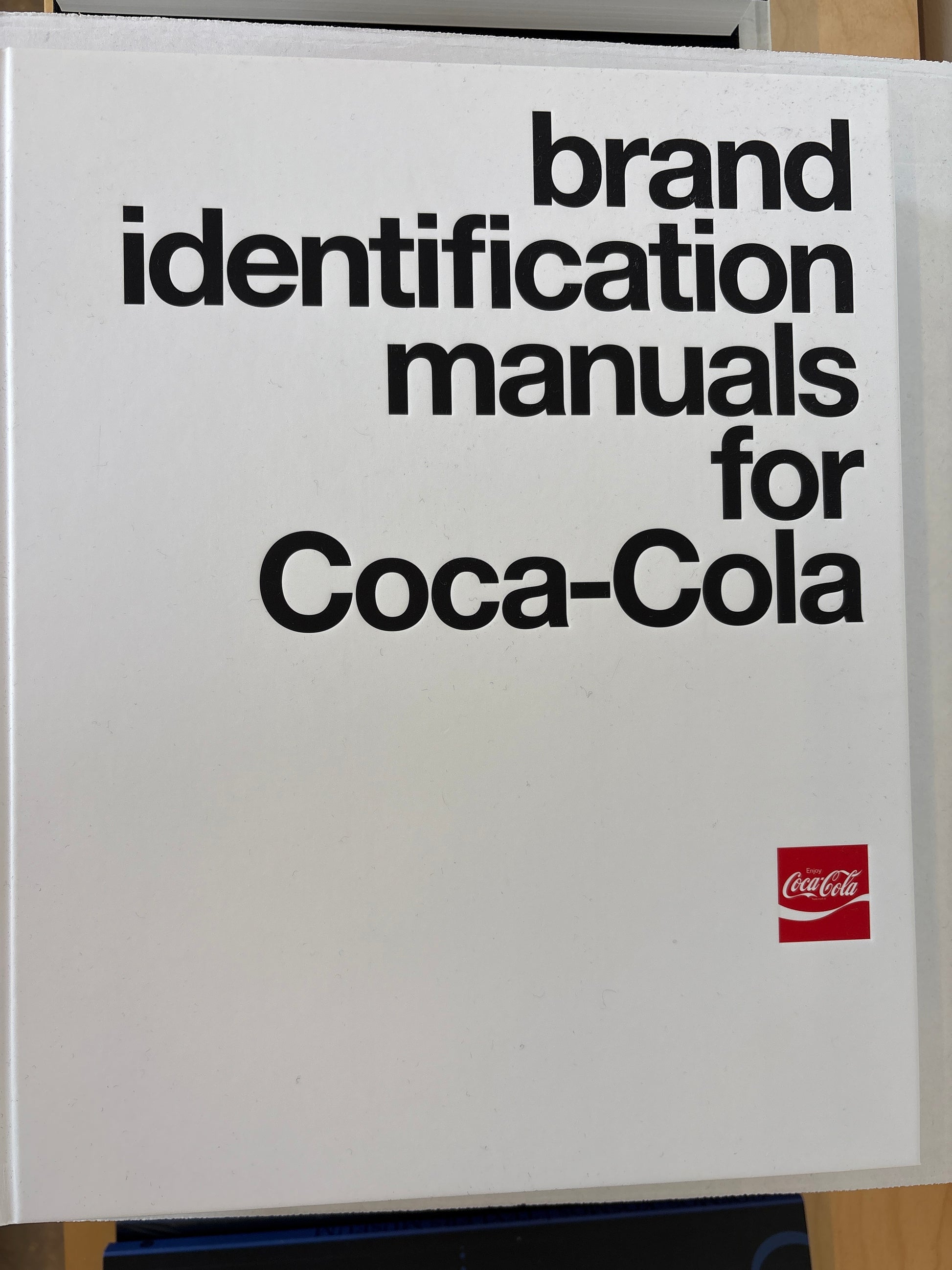 Standards Manual: Brand Identification manuals for Coca-Cola